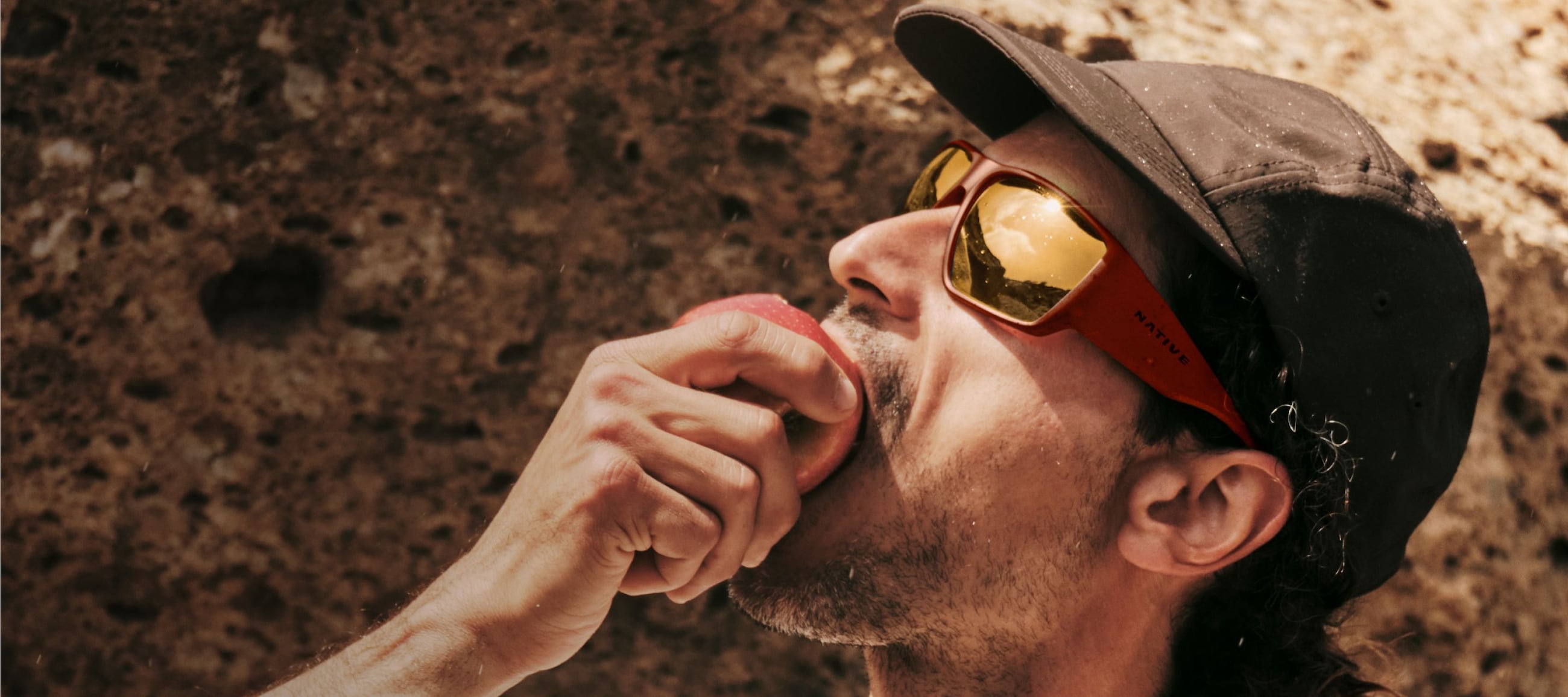 SIGHTCASTER II IN RED BLUFF-new drop alert-The trail’s heating up with a fresh drop of the fan-favorite Sightcaster II — now in a limited-run Red Bluff colorway. High-wrap, bold, and built for long, rugged days, it’s stacked with Bronze Reflex lenses and a size-L fit.